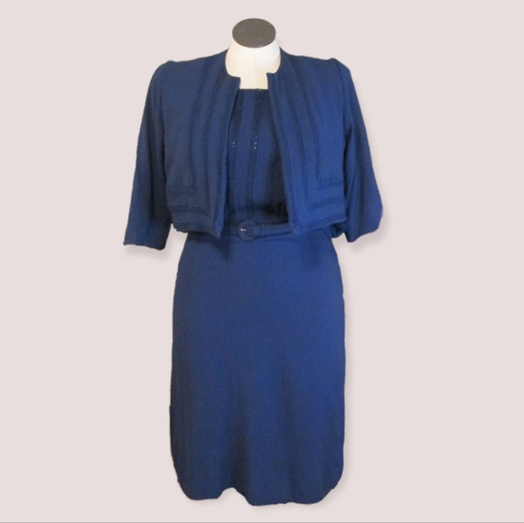1940s Vintage Dress & Jacket - Picture 1 of 10